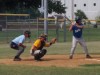 Paul Tingley at bat as Kevin Sears calls the pitch