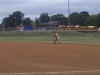 Gilreath readies at 2nd base